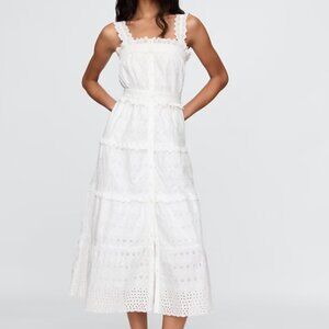NWT Gap × DÔEN Eyelet Midi Dress